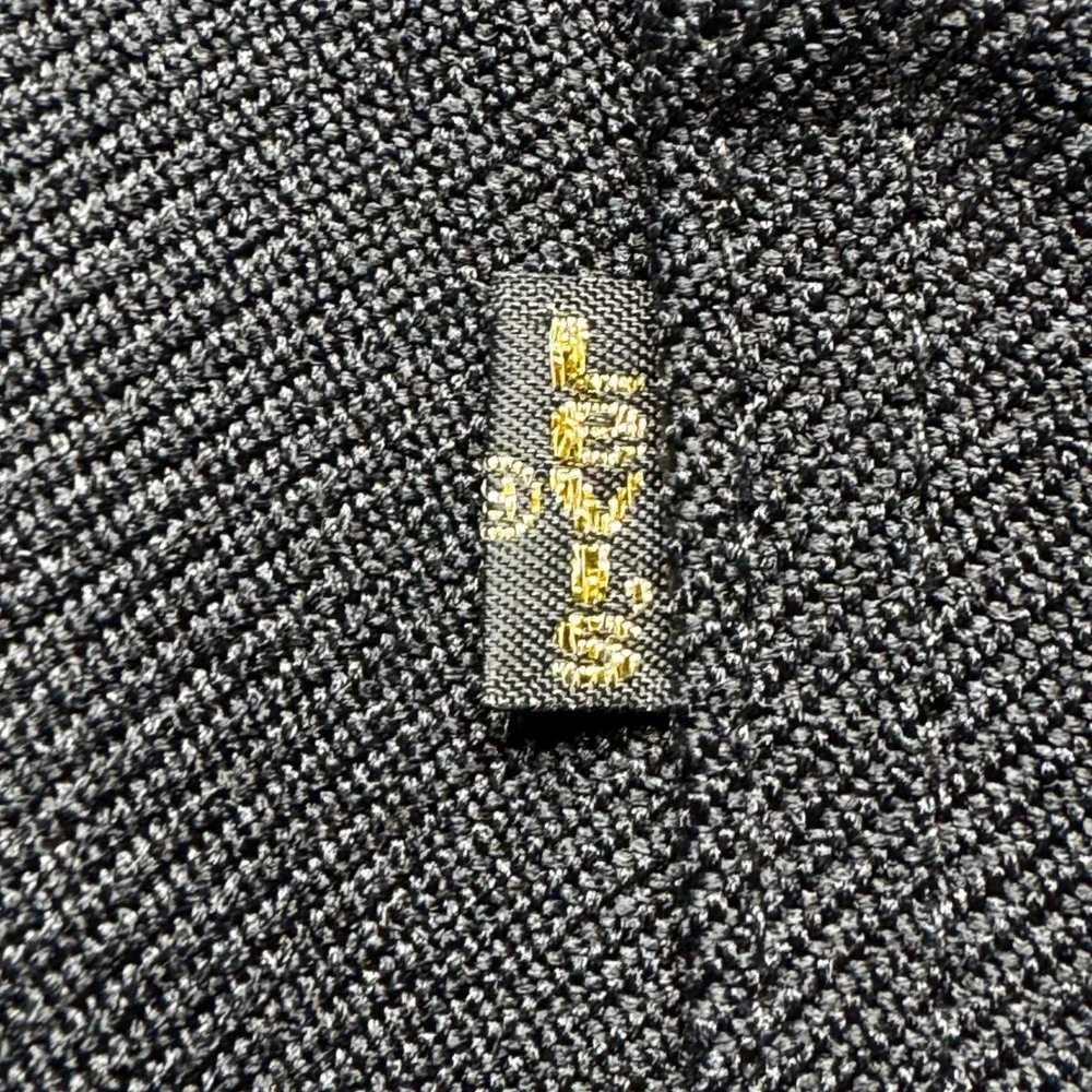 Vintage Levis 517 Sta-Prest Action Slacks Pants Mens 38x29 Black Gold Tab USA
